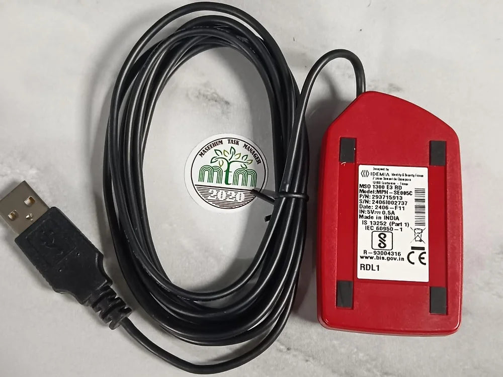 Morpho L1 MSO1300 E3 RD Idemia  Biometric Fingerprint Scanner