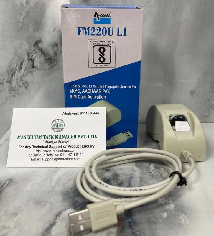 Access FM220U L1 Startek Biometric Fingerprint Scanner